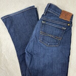 Lucky Brand Jeans Womens 0/25 Charlie Baby Boot Blue Denim 27"x31" Low Rise